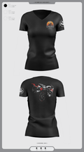 TNR 82301629 Women's Short Sleeve V-neck Shirt - 1