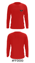 Cheney High School Tennis 93261461 Long Sleeve Performance Shirt - 18
