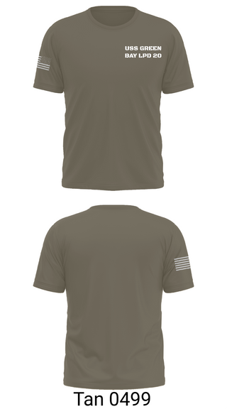 Short Sleeve Performance Shirt, USS GREEN BAY LPD 20, Navy, Teamtime, Team time, sublimation, custom sports apparel, team uniforms, spirit wear, spiritwear, sports uniforms, custom shirts, team store, custom team store, fundraiser sports, apparel fundraiser