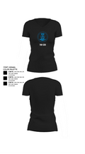 718 CES 21682308 Women's Short Sleeve V-neck Shirt - 24