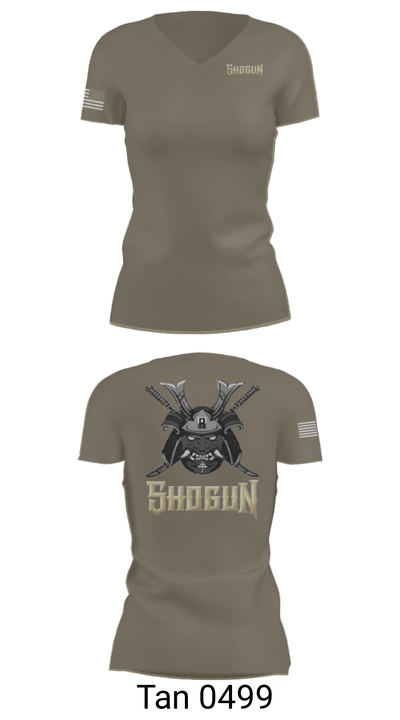 Shogun 7265480 Women's Short Sleeve V-neck Shirt - 68
