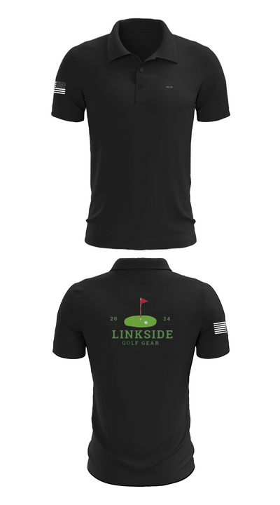 On the Links Golf Co 48920069 Short Sleeve Performance Polo - 28