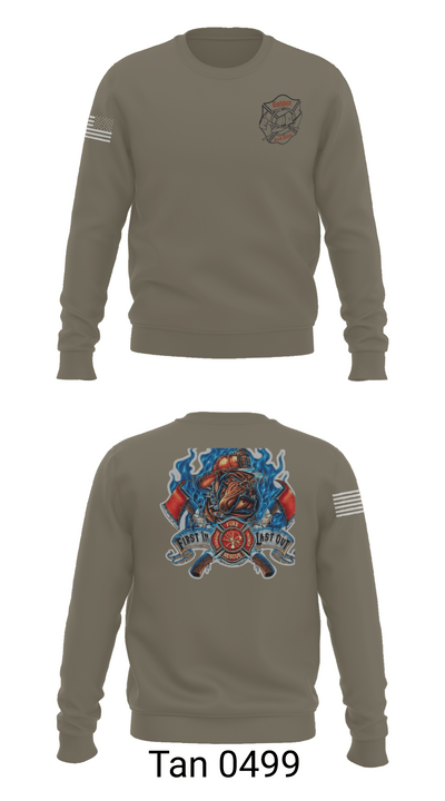 Golden Fire Dept. 85481633 Crew Neck Sweatshirt - 65