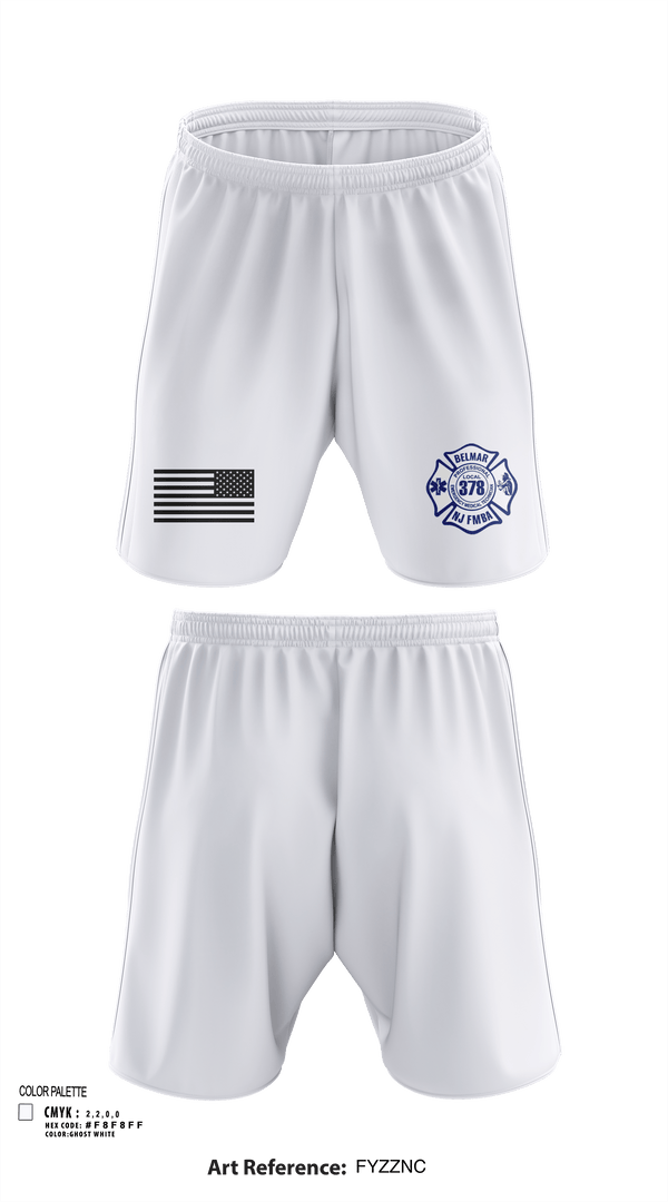 Athletic Shorts With Pockets, Belmar FMBA, Fire Department, Teamtime, Team time, sublimation, custom sports apparel, team uniforms, spirit wear, spiritwear, sports uniforms, custom shirts, team store, custom team store, fundraiser sports, apparel fundraiser