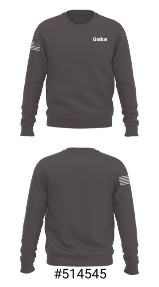 Crew Neck Sweatshirt, Oaks, Rugby, Teamtime, Team time, sublimation, custom sports apparel, team uniforms, spirit wear, spiritwear, sports uniforms, custom shirts, team store, custom team store, fundraiser sports, apparel fundraiser