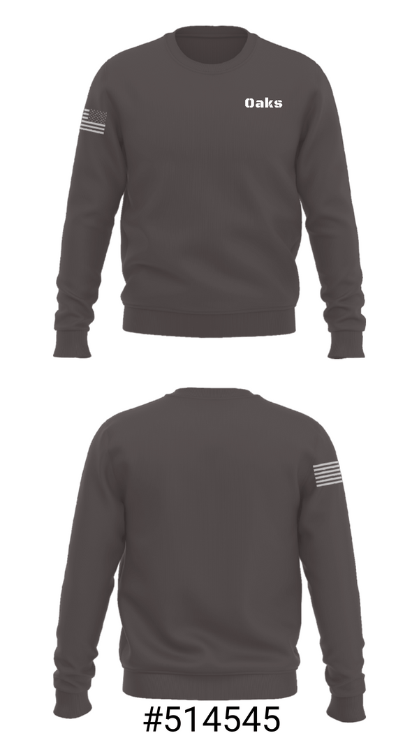 Crew Neck Sweatshirt, Oaks, Rugby, Teamtime, Team time, sublimation, custom sports apparel, team uniforms, spirit wear, spiritwear, sports uniforms, custom shirts, team store, custom team store, fundraiser sports, apparel fundraiser
