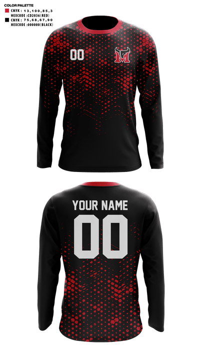 Moore Catholic High School Soccer 26340317 Long Sleeve Performance Shirt - 41