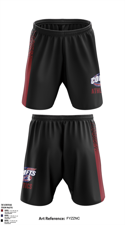 Century Middle School 4855842 Athletic Shorts With Pockets - 1