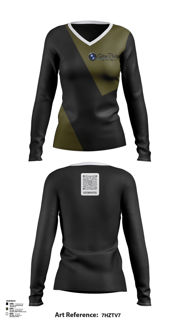 Womens Long Sleeve Vneck Shirt 1, Gotemphotos, , Teamtime, Team time, sublimation, custom sports apparel, team uniforms, spirit wear, spiritwear, sports uniforms, custom shirts, team store, custom team store, fundraiser sports, apparel fundraiser