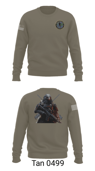 Crew Neck Sweatshirt, Center for Security Forces Detachment Chesapeake, Navy, Teamtime, Team time, sublimation, custom sports apparel, team uniforms, spirit wear, spiritwear, sports uniforms, custom shirts, team store, custom team store, fundraiser sports, apparel fundraiser