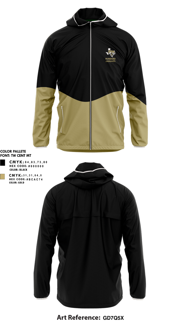 Windbreaker, Hubbard High School, Spirit Store, Teamtime, Team time, sublimation, custom sports apparel, team uniforms, spirit wear, spiritwear, sports uniforms, custom shirts, team store, custom team store, fundraiser sports, apparel fundraiser