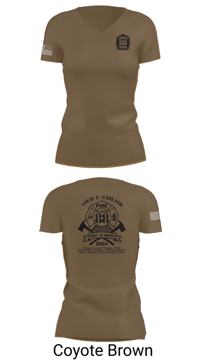 Class 88 25080920 Women's Short Sleeve V-neck Shirt - 8