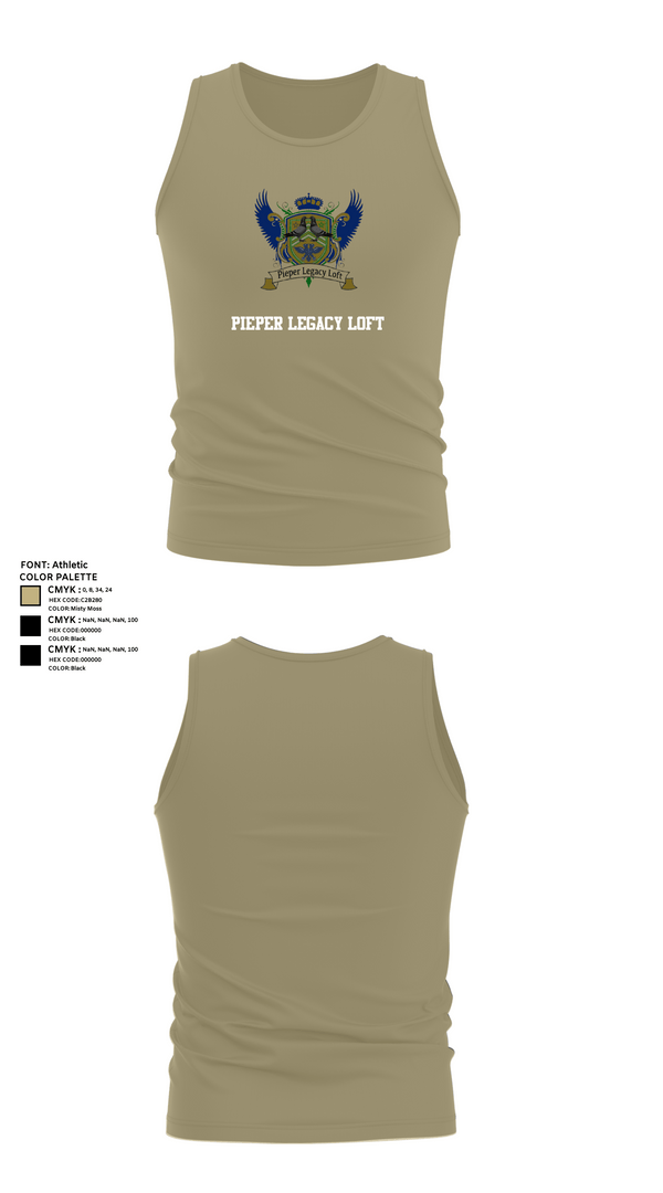 Tank Top, Pieper Legacy Loft, , Teamtime, Team time, sublimation, custom sports apparel, team uniforms, spirit wear, spiritwear, sports uniforms, custom shirts, team store, custom team store, fundraiser sports, apparel fundraiser