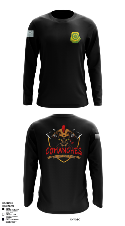 C Co., 795th MP BN 49613794 Long Sleeve Performance Shirt 2