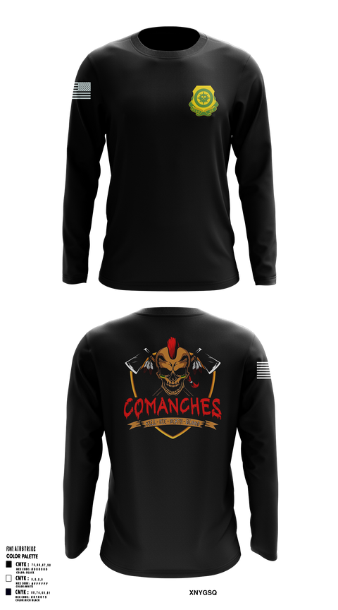 Long Sleeve Performance Shirt, C Co., 795th MP BN, Army, Teamtime, Team time, sublimation, custom sports apparel, team uniforms, spirit wear, spiritwear, sports uniforms, custom shirts, team store, custom team store, fundraiser sports, apparel fundraiser