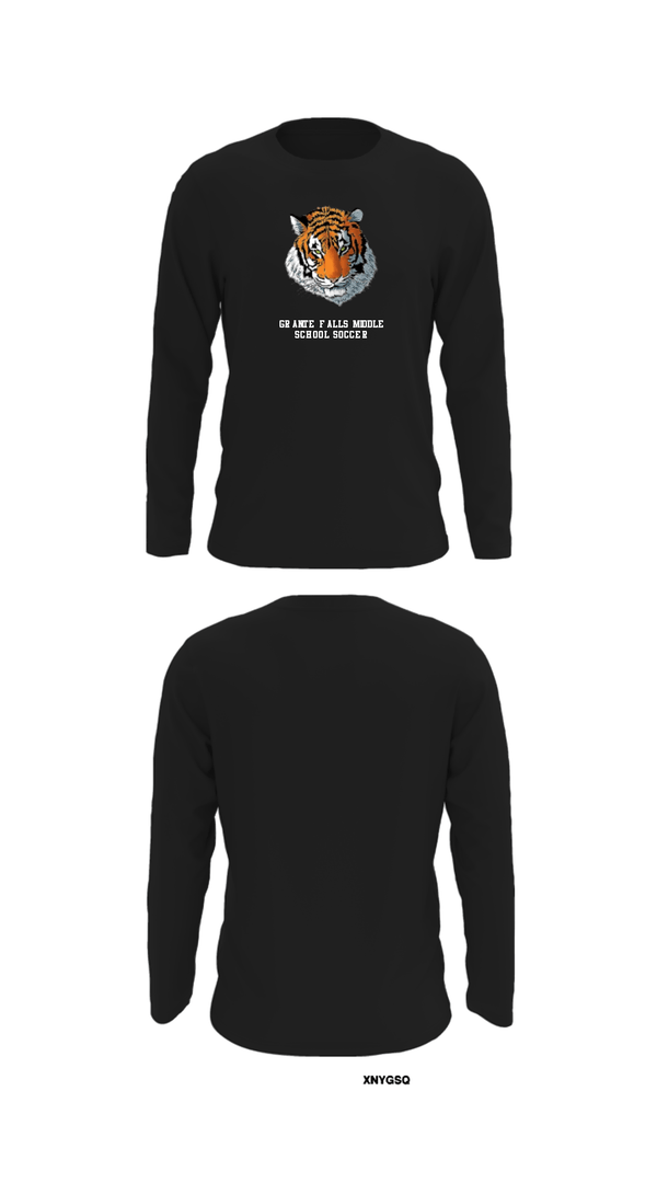 Long Sleeve Performance Shirt, Granite Falls Middle School Soccer, Men's Soccer, Teamtime, Team time, sublimation, custom sports apparel, team uniforms, spirit wear, spiritwear, sports uniforms, custom shirts, team store, custom team store, fundraiser sports, apparel fundraiser
