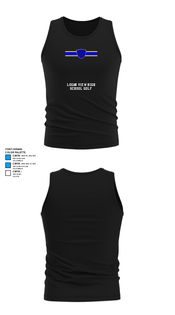 Tank Top, Logan View High School Golf, Golf, Teamtime, Team time, sublimation, custom sports apparel, team uniforms, spirit wear, spiritwear, sports uniforms, custom shirts, team store, custom team store, fundraiser sports, apparel fundraiser