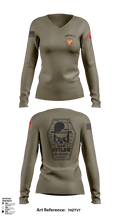 1450th 36316999 Women's Long Sleeve V-neck Shirt - 2