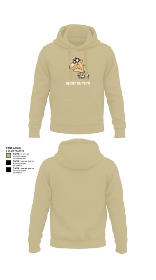 Hoodie, GrumpyOLVets, Army, Teamtime, Team time, sublimation, custom sports apparel, team uniforms, spirit wear, spiritwear, sports uniforms, custom shirts, team store, custom team store, fundraiser sports, apparel fundraiser