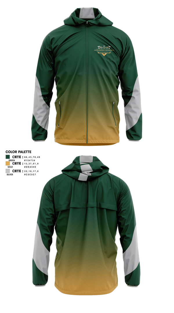 Windbreaker, Curtis Property Management, , Teamtime, Team time, sublimation, custom sports apparel, team uniforms, spirit wear, spiritwear, sports uniforms, custom shirts, team store, custom team store, fundraiser sports, apparel fundraiser