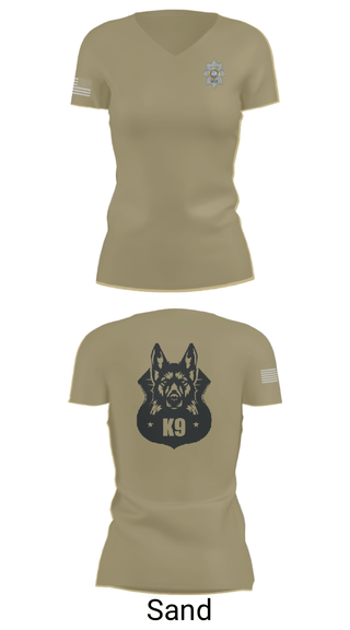 Women's Short Sleeve Vneck Shirt, Sherwood Foresters, Army, Teamtime, Team time, sublimation, custom sports apparel, team uniforms, spirit wear, spiritwear, sports uniforms, custom shirts, team store, custom team store, fundraiser sports, apparel fundraiser