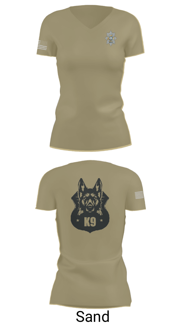 Women's Short Sleeve Vneck Shirt, Sherwood Foresters, Army, Teamtime, Team time, sublimation, custom sports apparel, team uniforms, spirit wear, spiritwear, sports uniforms, custom shirts, team store, custom team store, fundraiser sports, apparel fundraiser