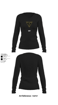 SRT 56874083 Women's Long Sleeve V-neck Shirt - 21