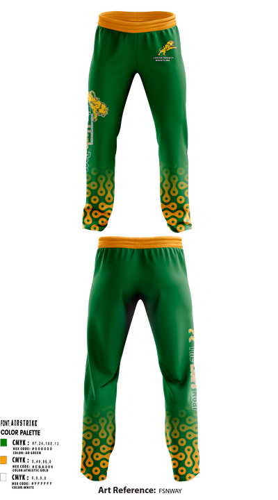 Louisa County High School Wrestling 22462068 Sweatpants - 30