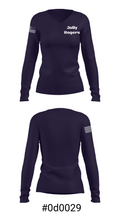 Jolly Rogers 59325184 Women's Long Sleeve V-neck Shirt - 10