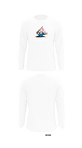 Rudder Middle School Football 89550259 Long Sleeve Performance Shirt - 8