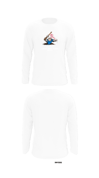 Long Sleeve Performance Shirt, Rudder Middle School Soccer, Men's Soccer, Teamtime, Team time, sublimation, custom sports apparel, team uniforms, spirit wear, spiritwear, sports uniforms, custom shirts, team store, custom team store, fundraiser sports, apparel fundraiser