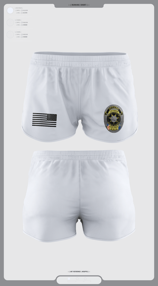 Womens Shorts, Las Vegas city marshals, Police, Teamtime, Team time, sublimation, custom sports apparel, team uniforms, spirit wear, spiritwear, sports uniforms, custom shirts, team store, custom team store, fundraiser sports, apparel fundraiser