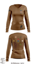 SPO Nation 55364584 Women's Long Sleeve V-neck Shirt - 131