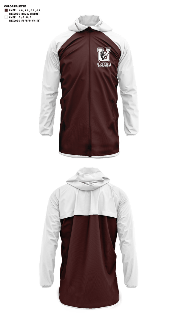 Windbreaker, Uvalde sports medicine, , Teamtime, Team time, sublimation, custom sports apparel, team uniforms, spirit wear, spiritwear, sports uniforms, custom shirts, team store, custom team store, fundraiser sports, apparel fundraiser