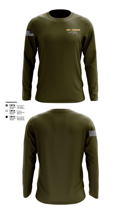 Tiger sharks 34447471 Long Sleeve Performance Shirt 1
