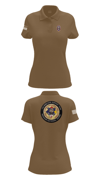Womens Short Sleeve Performance Polo, 7th CST, Army, Teamtime, Team time, sublimation, custom sports apparel, team uniforms, spirit wear, spiritwear, sports uniforms, custom shirts, team store, custom team store, fundraiser sports, apparel fundraiser