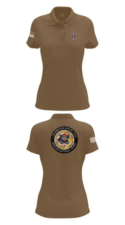 7th CST 5552337 Women's Short Sleeve Performance Polo  - 15