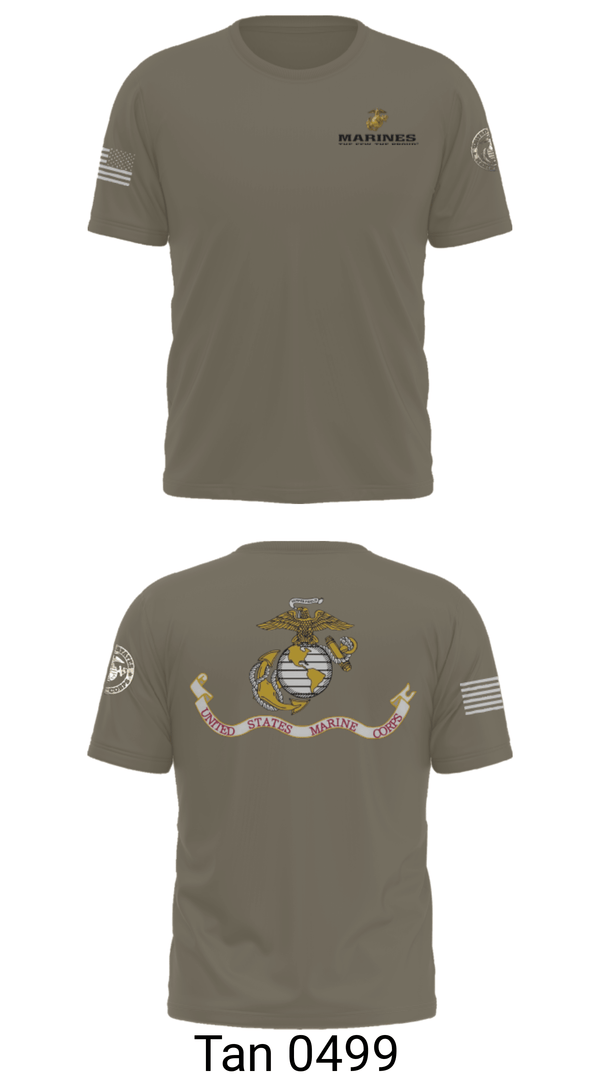 Short Sleeve Performance Shirt, U.S. Marine Corp, Marines, Teamtime, Team time, sublimation, custom sports apparel, team uniforms, spirit wear, spiritwear, sports uniforms, custom shirts, team store, custom team store, fundraiser sports, apparel fundraiser