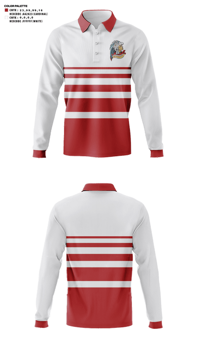Mark Keppel High School Golf 73659637 Long Sleeve Performance Polo - 41