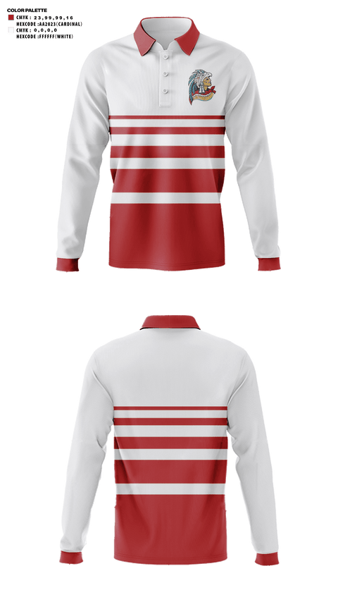 Long Sleeve Performance Polo, Mark Keppel High School Golf, Golf, Teamtime, Team time, sublimation, custom sports apparel, team uniforms, spirit wear, spiritwear, sports uniforms, custom shirts, team store, custom team store, fundraiser sports, apparel fundraiser