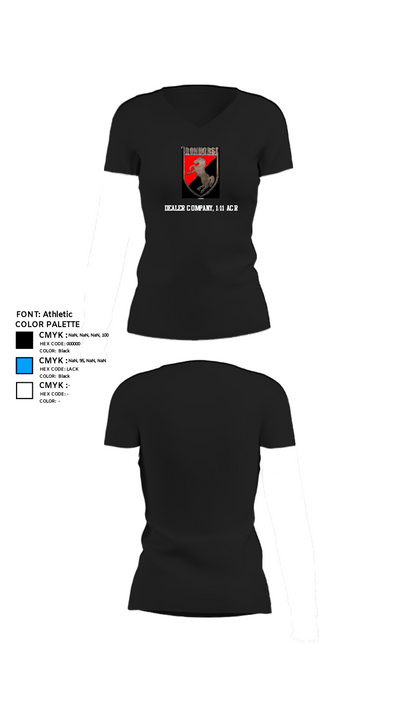 Dealer Company, 1/11 ACR 26717697 Women's Short Sleeve V-neck Shirt - 24