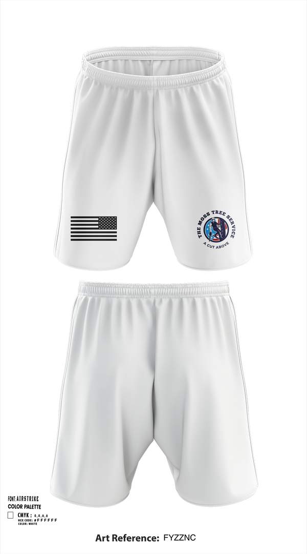Athletic Shorts With Pockets, The Moss Tree Service, , Teamtime, Team time, sublimation, custom sports apparel, team uniforms, spirit wear, spiritwear, sports uniforms, custom shirts, team store, custom team store, fundraiser sports, apparel fundraiser