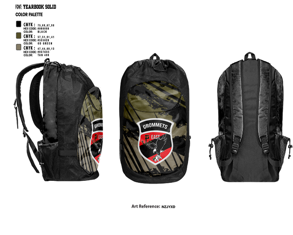 Gear Bag, GROMMETS, Wrestling, Teamtime, Team time, sublimation, custom sports apparel, team uniforms, spirit wear, spiritwear, sports uniforms, custom shirts, team store, custom team store, fundraiser sports, apparel fundraiser