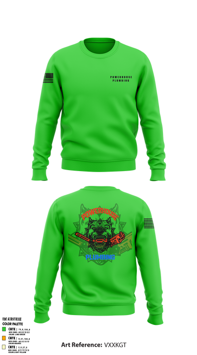 Powerhouse plumbing 5859712 Crew Neck Sweatshirt - 1