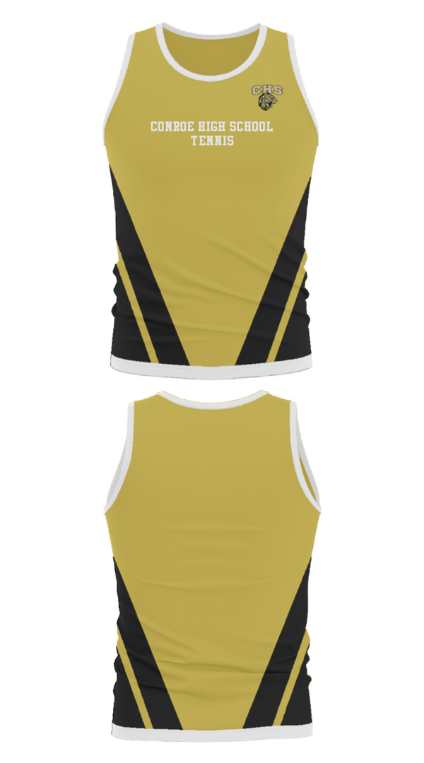 Tank Top, Conroe High School Tennis, Tennis, Teamtime, Team time, sublimation, custom sports apparel, team uniforms, spirit wear, spiritwear, sports uniforms, custom shirts, team store, custom team store, fundraiser sports, apparel fundraiser