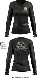 CJB total remodeling llc 19871343 Women's Long Sleeve V-neck Shirt -1 1
