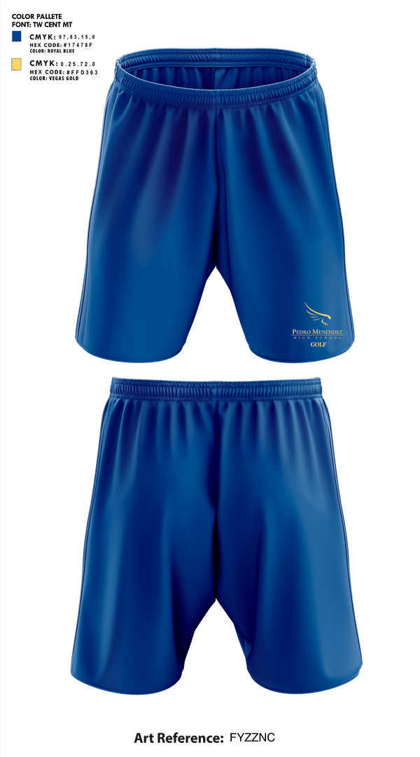 Athletic Shorts With Pockets, Pedro Menendez High School Golf, Golf, Teamtime, Team time, sublimation, custom sports apparel, team uniforms, spirit wear, spiritwear, sports uniforms, custom shirts, team store, custom team store, fundraiser sports, apparel fundraiser