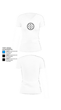 AVLM 92646136 Women's Short Sleeve V-neck Shirt - 18