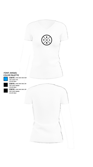 Womens Short Sleeve Vneck Shirt, AVLM, , Teamtime, Team time, sublimation, custom sports apparel, team uniforms, spirit wear, spiritwear, sports uniforms, custom shirts, team store, custom team store, fundraiser sports, apparel fundraiser