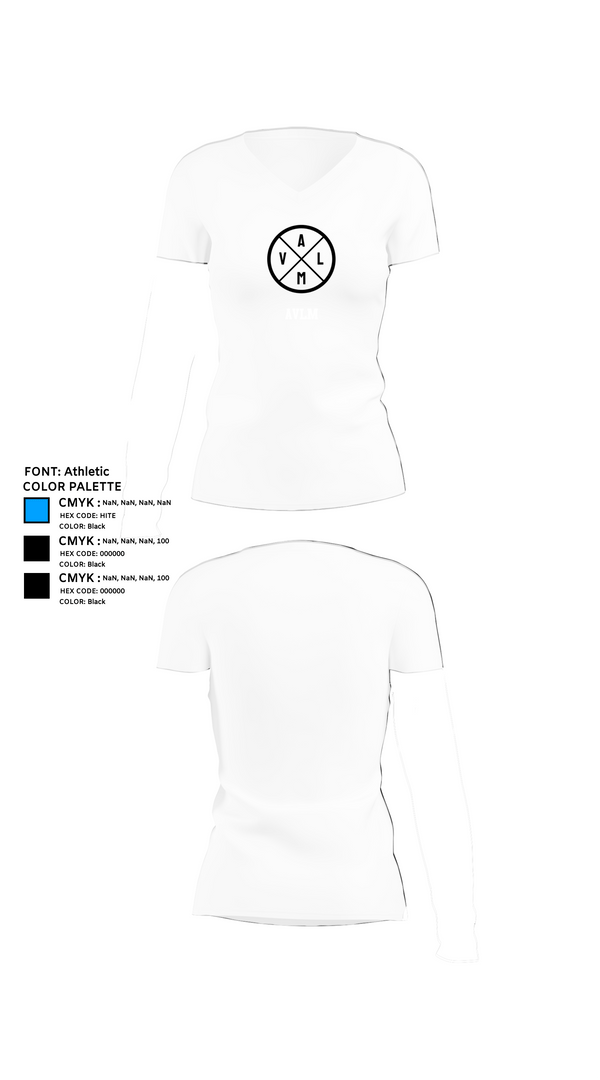 Womens Short Sleeve Vneck Shirt, AVLM, , Teamtime, Team time, sublimation, custom sports apparel, team uniforms, spirit wear, spiritwear, sports uniforms, custom shirts, team store, custom team store, fundraiser sports, apparel fundraiser